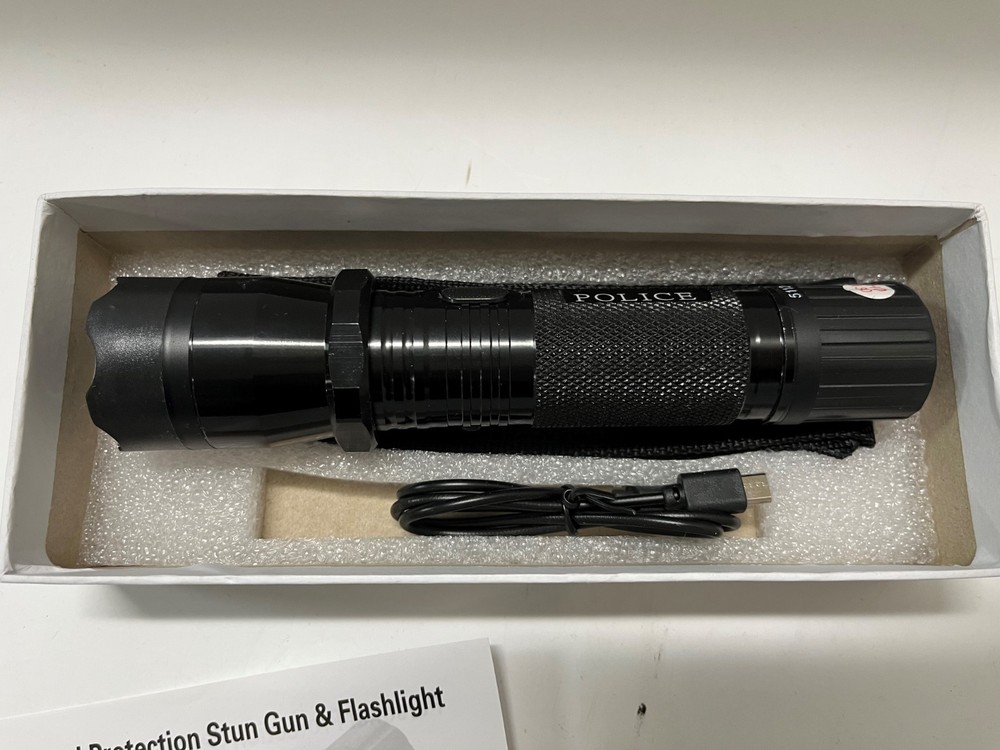 Liberty Technologies Shock Wave Self Defense Stun Gun Flashlight Combo