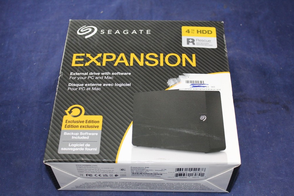 Seagate 4TB Expansion External Drive With Software SRD0NF2