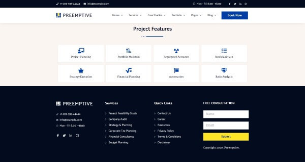 Premium Wordpress Elementor Template Kit Bundle | Finance & Law Firm theme