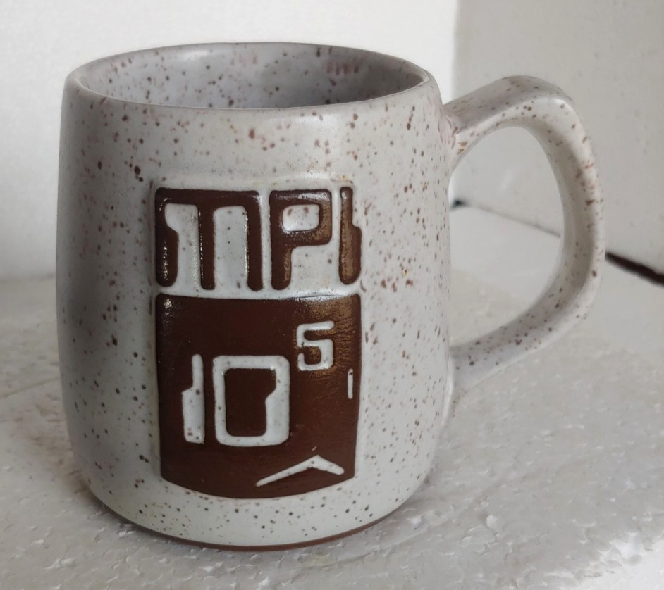 Control Data Corp. Coffee Mug SMD MPI Disk Drive Computer CDC 1981 IBM - Rare