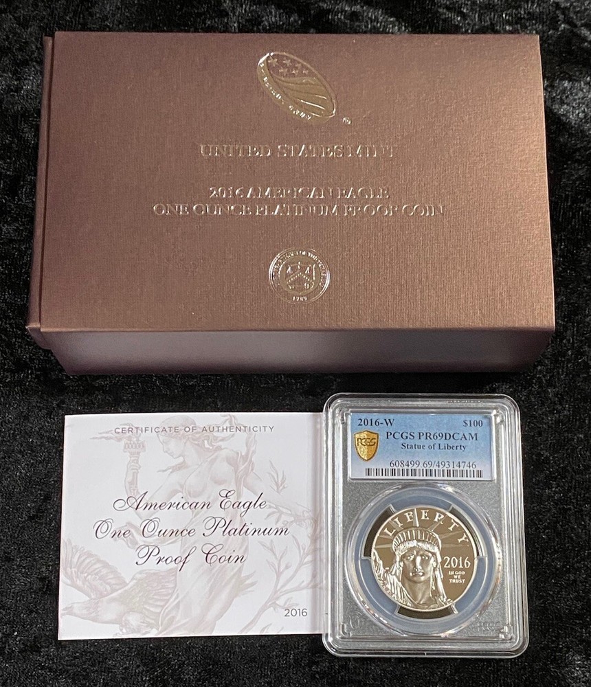 2016-W American PLATINUM EAGLE PROOF PR69 PCGS PR 69