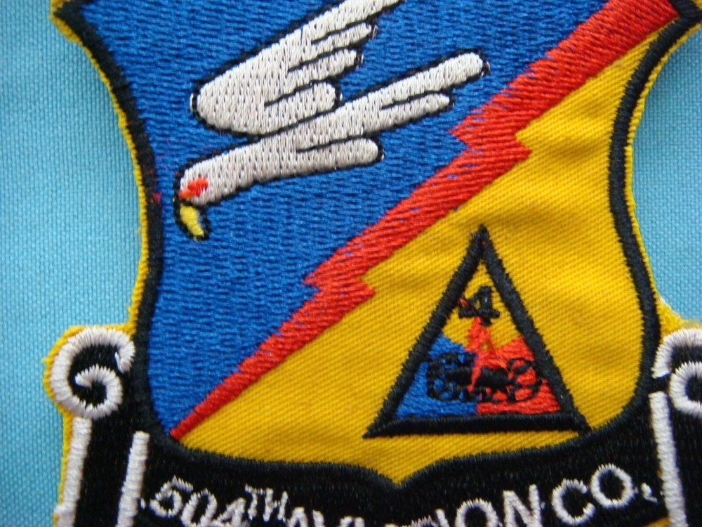 PATCH US ARMY 504th AVIATION COMPANY IN GERMANY