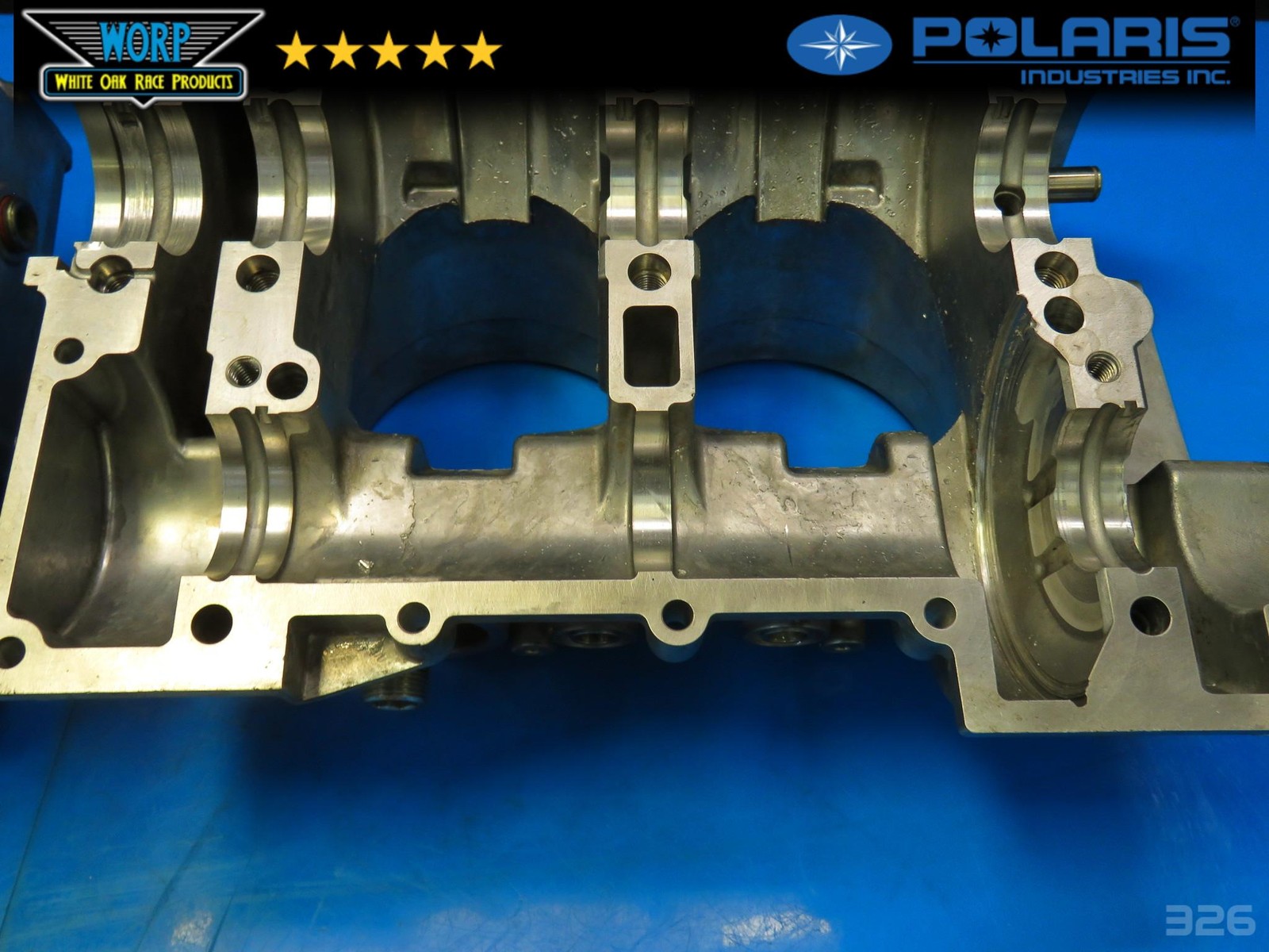 2011 POLARIS RZR XP 900 MATCHED CRANKCASE CRANK CASE SET BOTTOM END