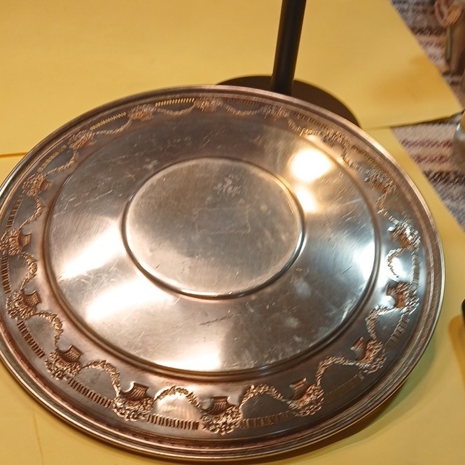 Reed & Barton EPNS Silver Plate Decorative Charger Plate 11" 1706 Decorative