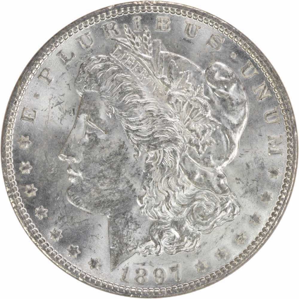 1897 Morgan Silver Dollar BU Uncertified #450