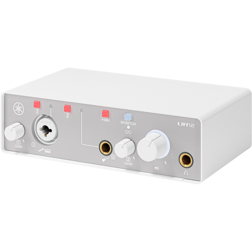 Yamaha UR12 MK3 2x2 USB-C Audio Interface, White