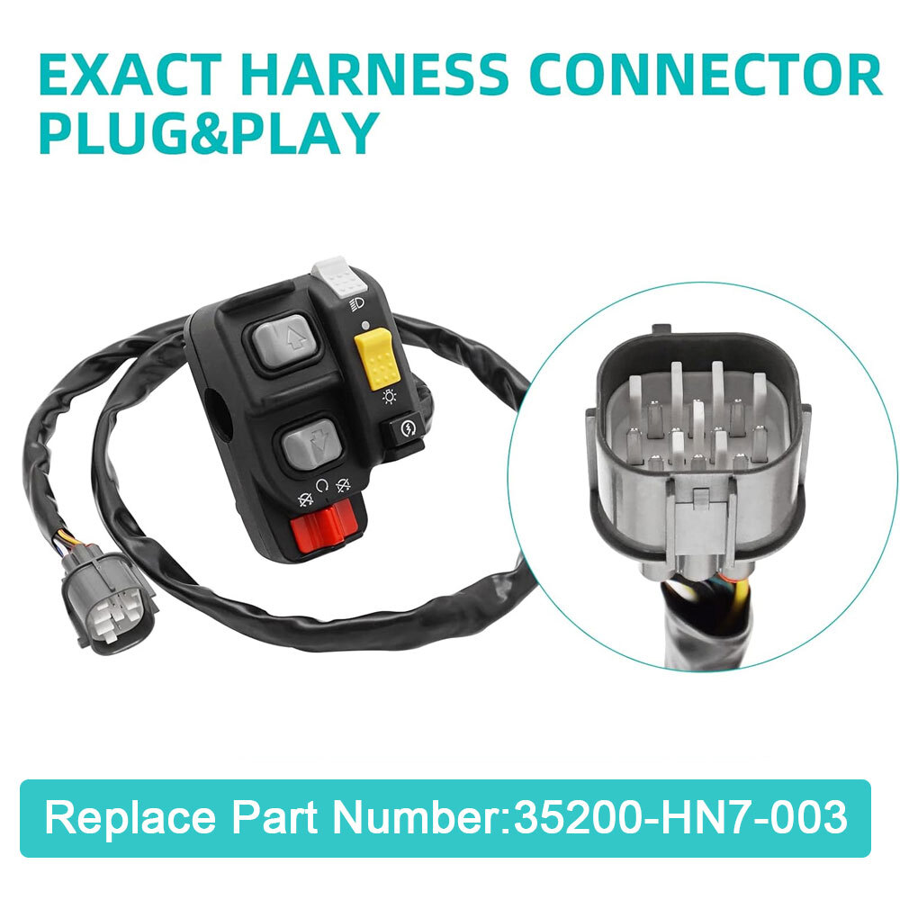 For Honda Rancher 350 ES 2000-2005 Left Switch Handlebar Control Electric Shift