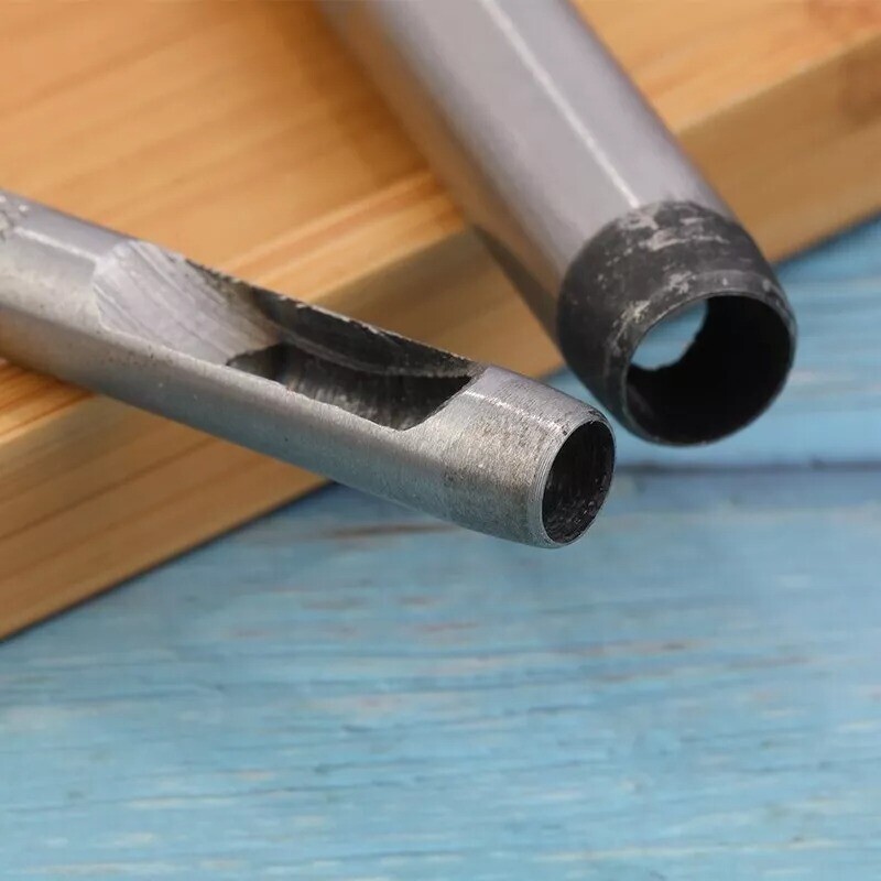 1-11mm Leather Hole Punch Round Steel Hole Punch Set Leather Punch Tool for Belt