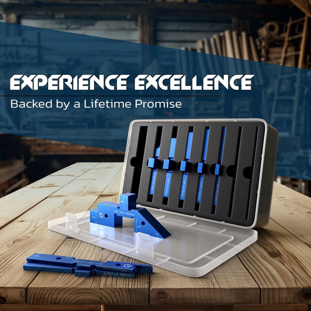 8PCS Blockcision Setup Blocks Woodworking Tools - 8 PCS Height Gauge Block Set