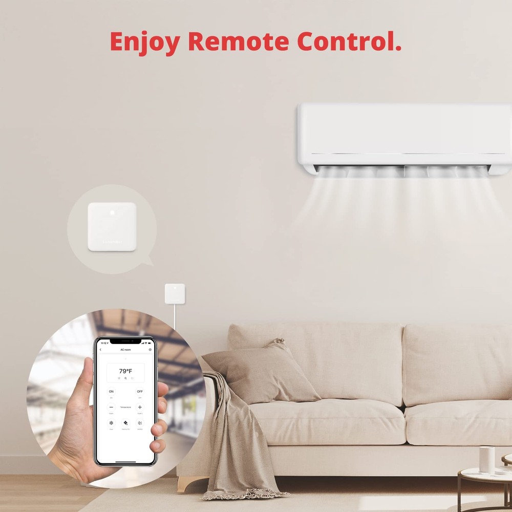 SwitchBot Hub Mini Smart Remote - IR Blaster, Link to Wi-Fi White