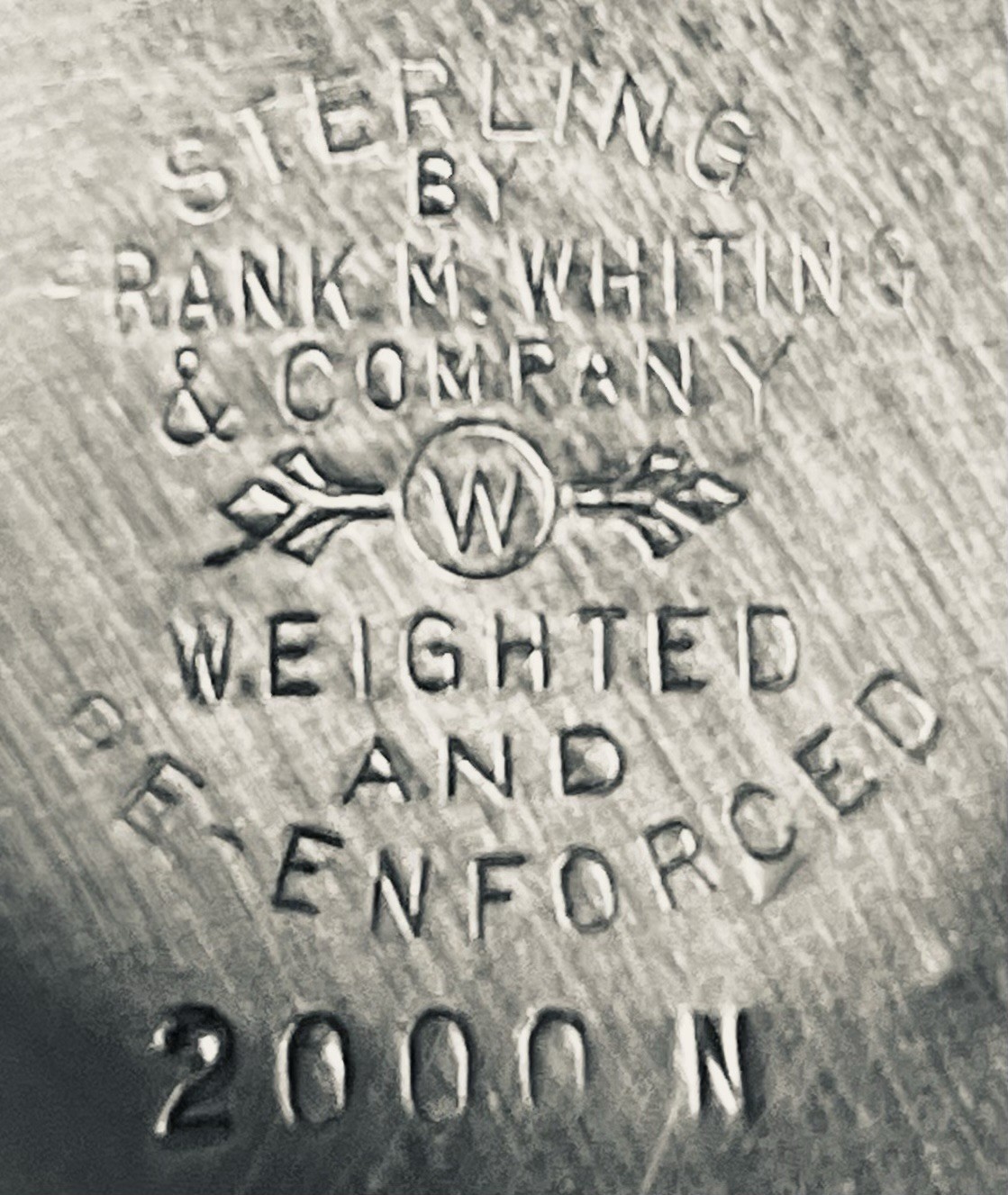 PAIR VTG Frank Whiting Weighted Sterling Silver Candlestick Candy Dish Compotes