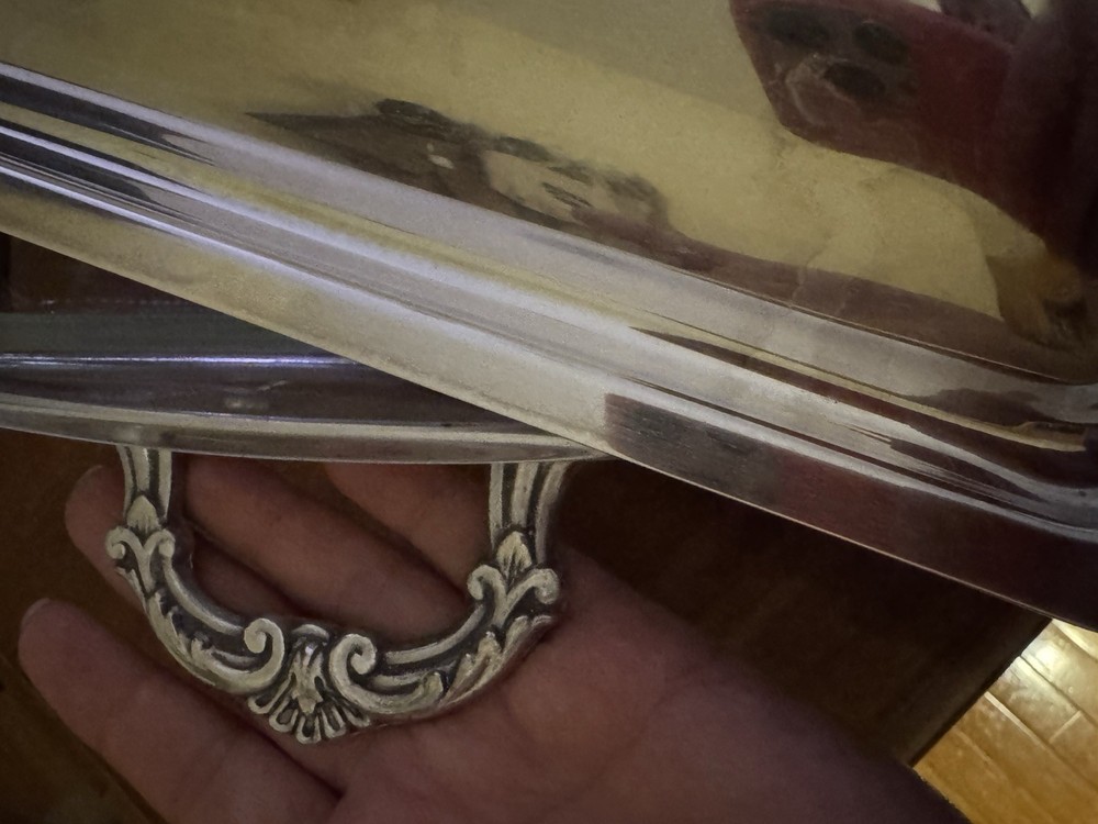 Vintage Pyrex Silver Plated Casserole Baking Covered Serving Dish