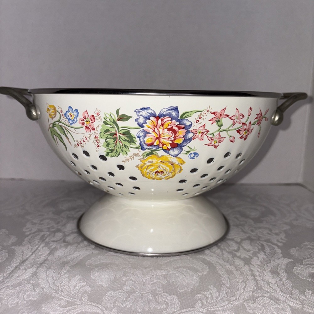 Kobe Colander, Floral Pattern , JC Penney
