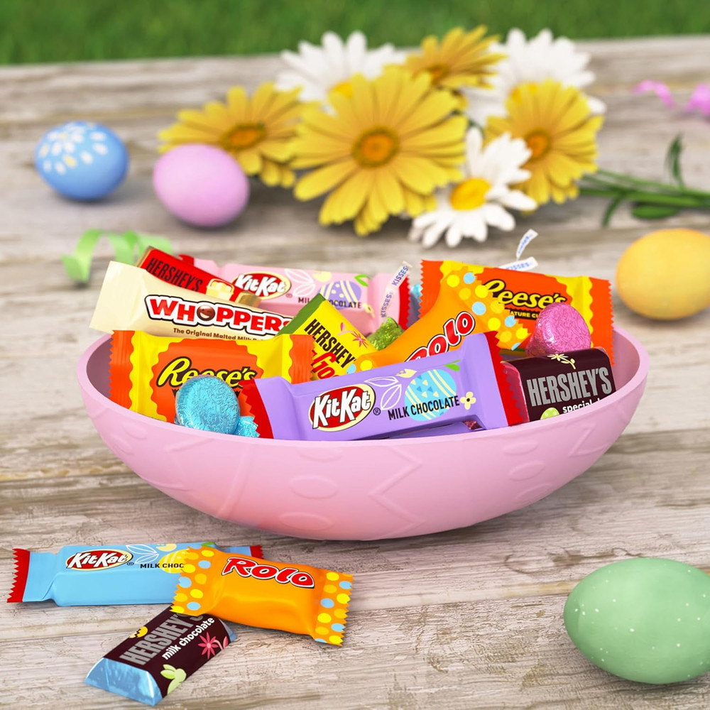 Hershey Assorted Flavored, Easter Candy Bulk Bag, 64.5 Oz (270 Pieces)
