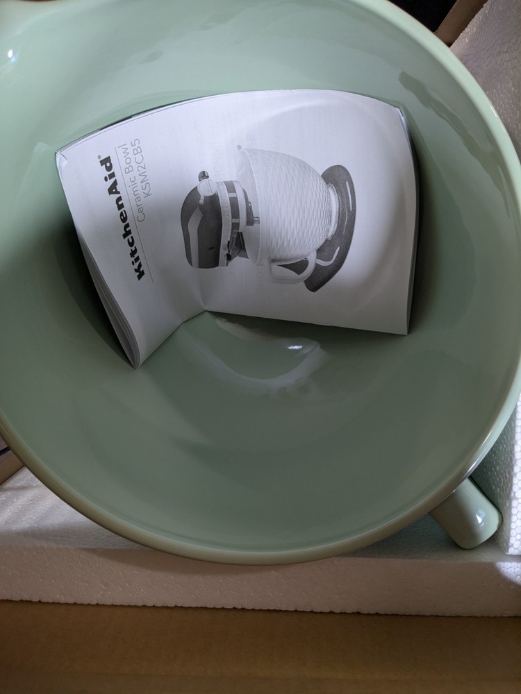 KitchenAid 5-Quart Dew Drop Ceramic Bowl Fits 4.5-Quart & 5-Quart New NIB