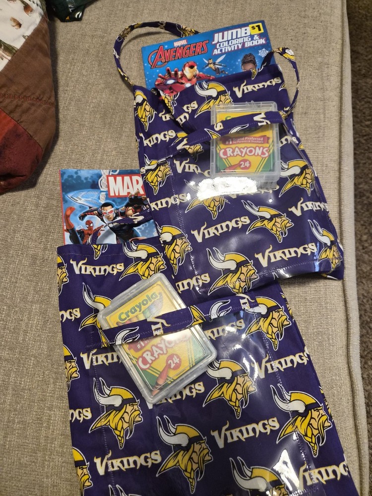 MINNESOTA VIKINGS Coloring Book Caddy