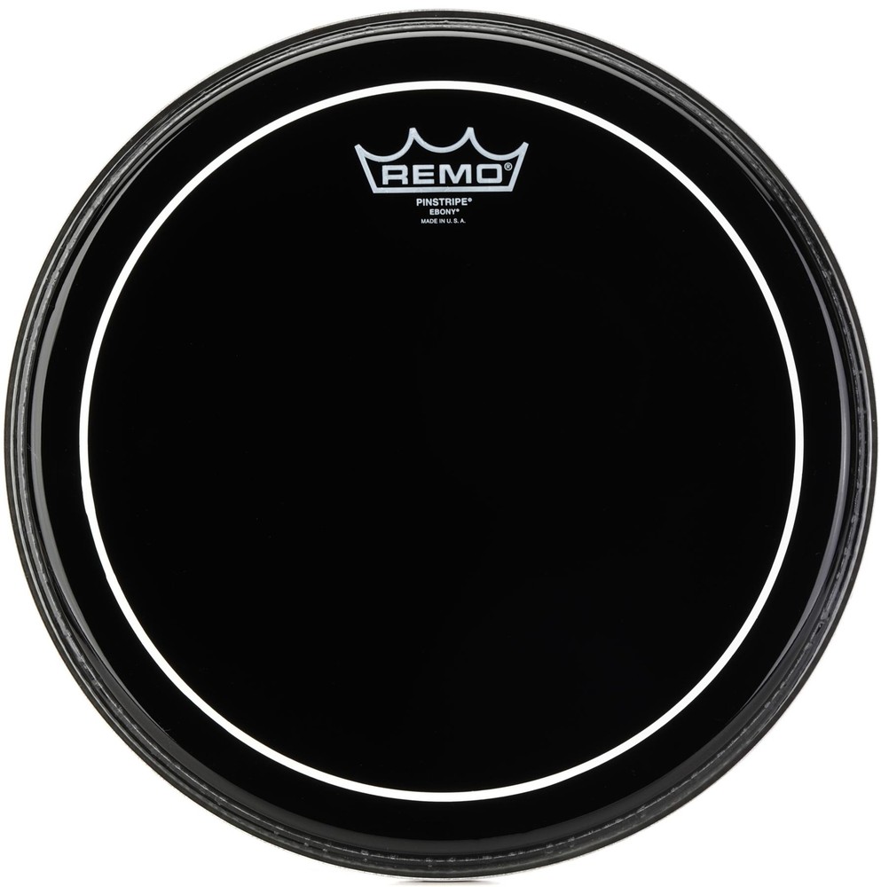 Remo Ebony Pinstripe Drumhead - 12"