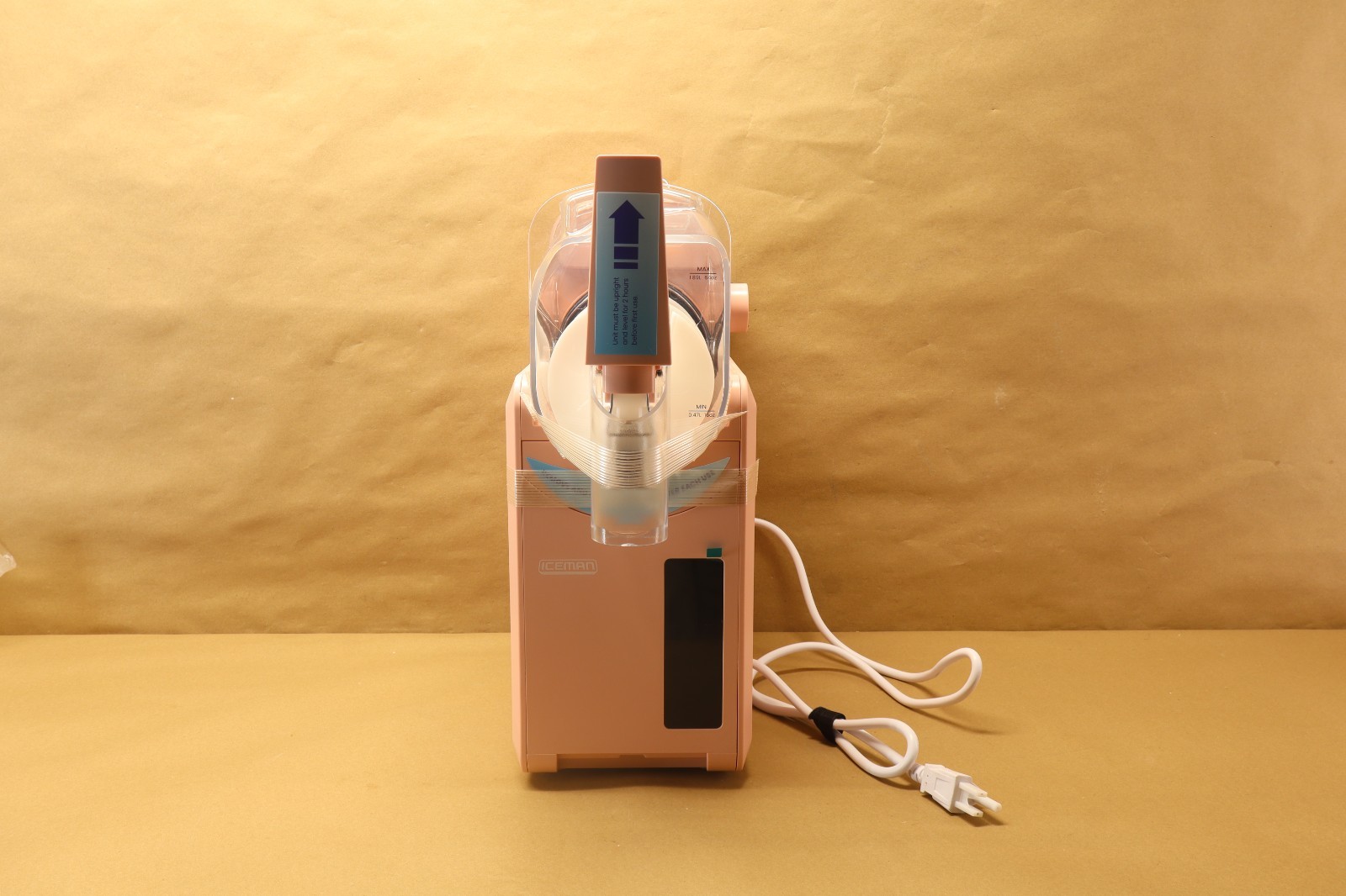 Iceman Slush-Ease Slushy Maker with Customizable Thickness, 64oz, Pink