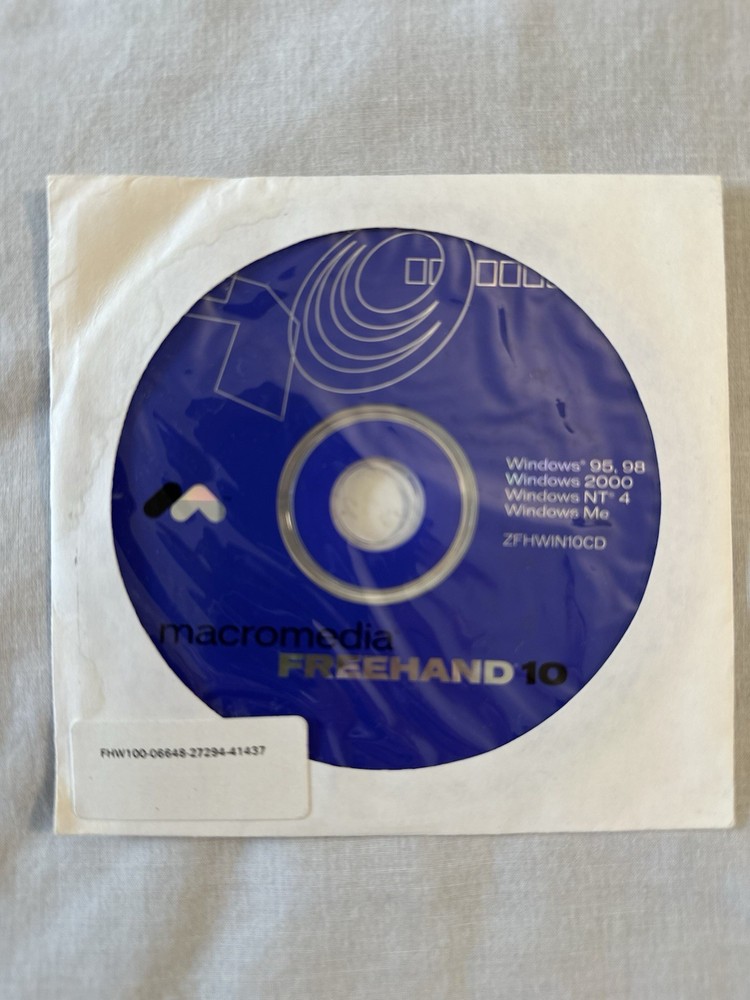Macromedia FREEHAND 10 BOOK + CD ~ Using Free Hand MAC WINDOWS