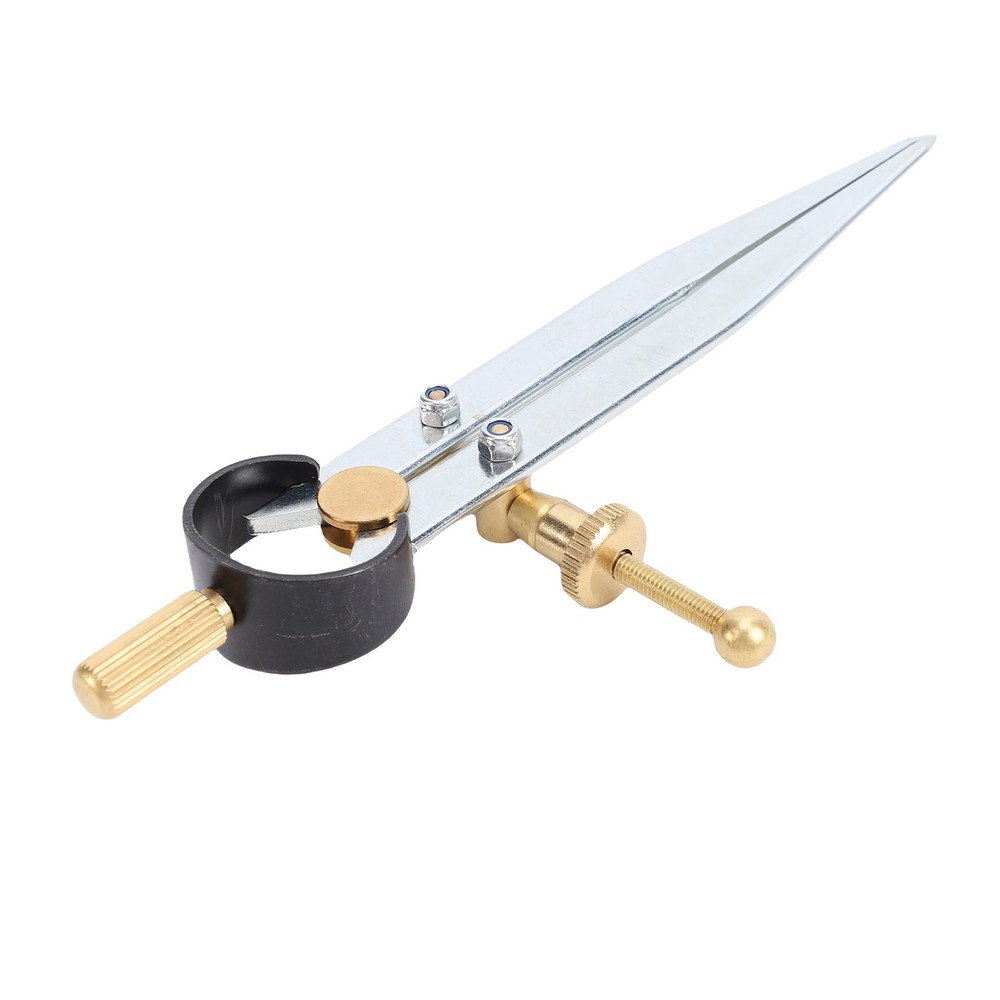 Spring Wing Divider Caliper Lockable 5in Steel Leather Compass Creaser Drafting