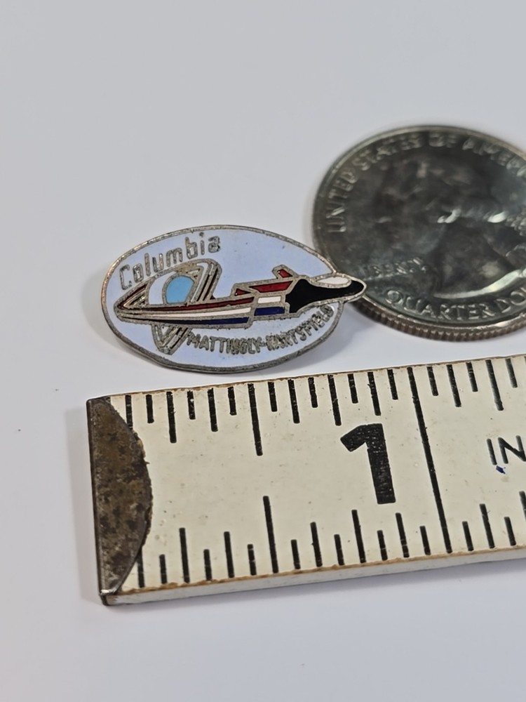 Columbia Space Shuttle Lapel Pin