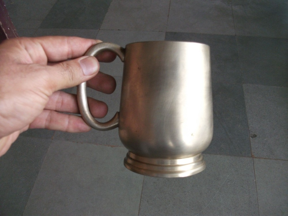 Vintage Brass Handcrafted Solid Unique Shape Cup, Collectible