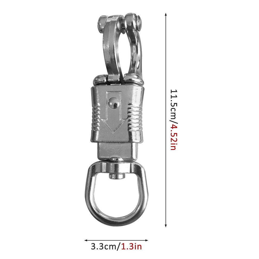 Panic Snap，Quick Release U-Type Snap Quick Releases Clip Suitable for Lea
