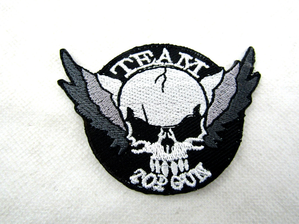 Patch Team Top Gun Skull with Wings Iron On