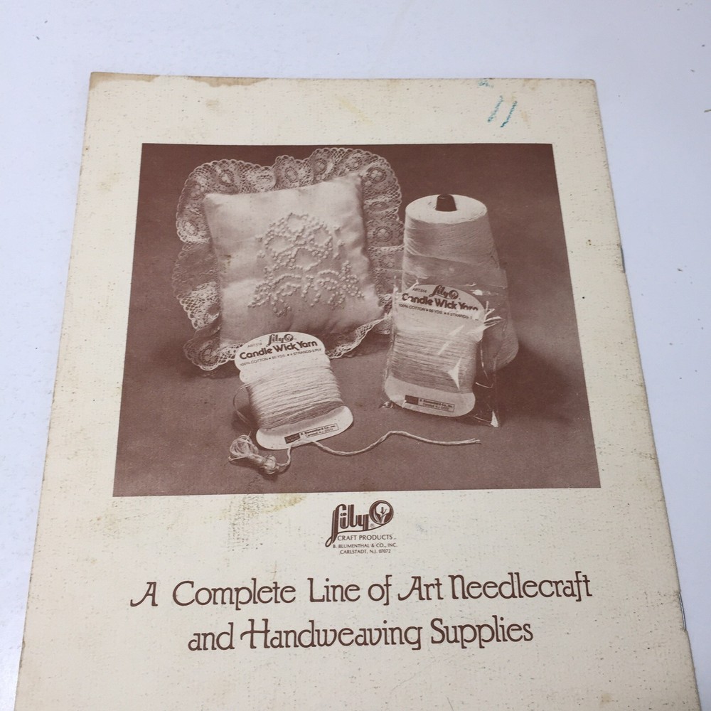 5 Assorted Candlewicking Pattern Books Leisure Arts etc Lot C
