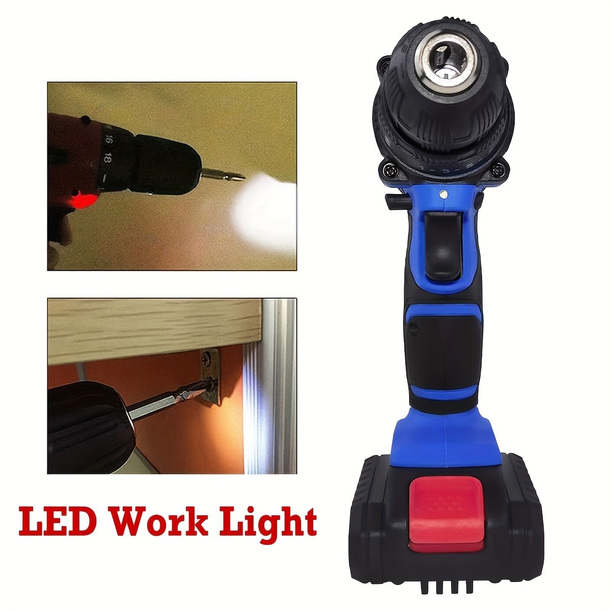 21V Cordless Drill & Driver Kit: Electric, Rechargeable with Charger (NEW)