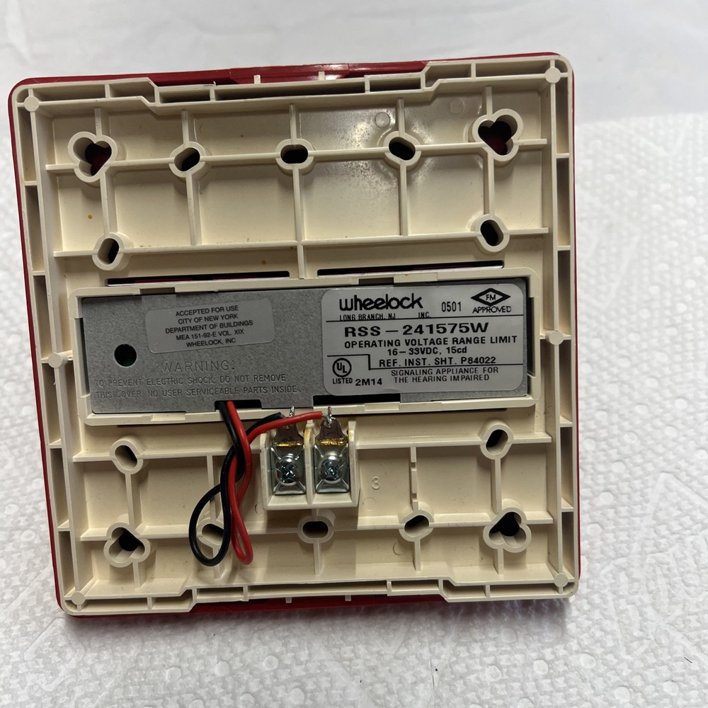 EATON RSS-241575W-FR WALL MOUNT STROBE