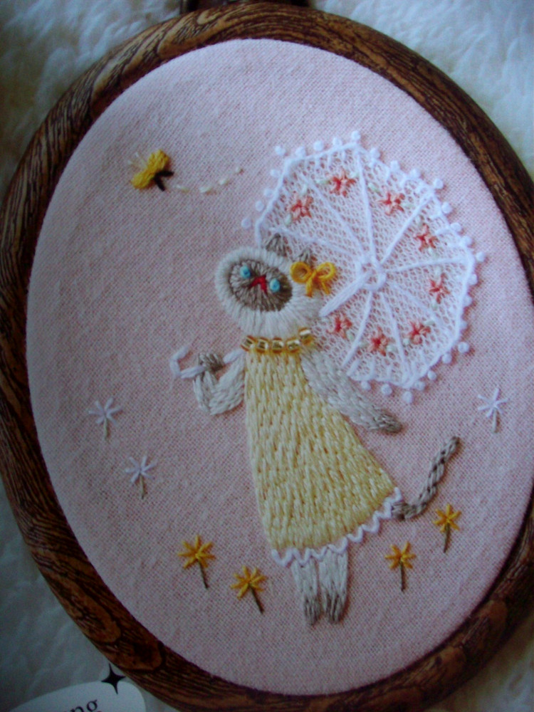 Cat Mania embroidery book patterns & instruction SO CUTE!