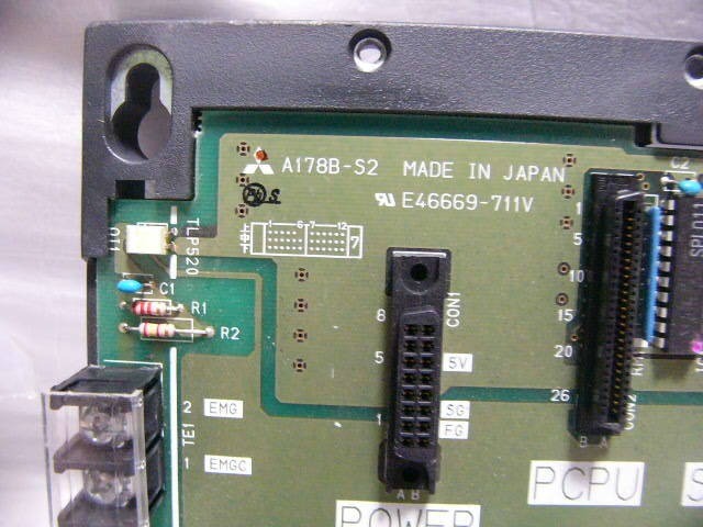 MITSUBISHI MELSEC A178B-S2 SERVO SYSTEM EXPANSION BASE UNIT USED