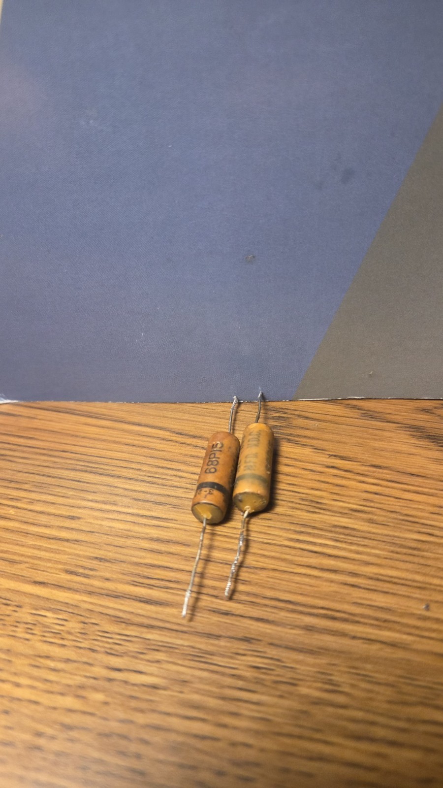 Sprague Wax Capacitor Pair .02 uf 200v TEST .025 /.030 Guitar Cap Fender Gibson
