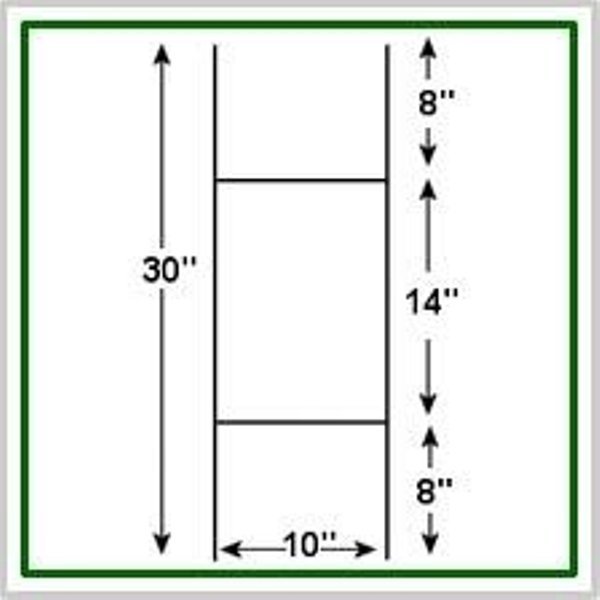 (5-Pack) Corrugated H-Frame Wire Stakes- Signs Not Included