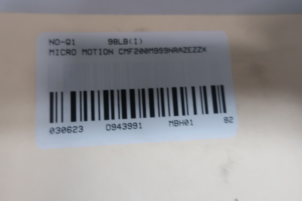Micro Motion CMF200M999NRAZEZZX Mass Flow Sensor 2in