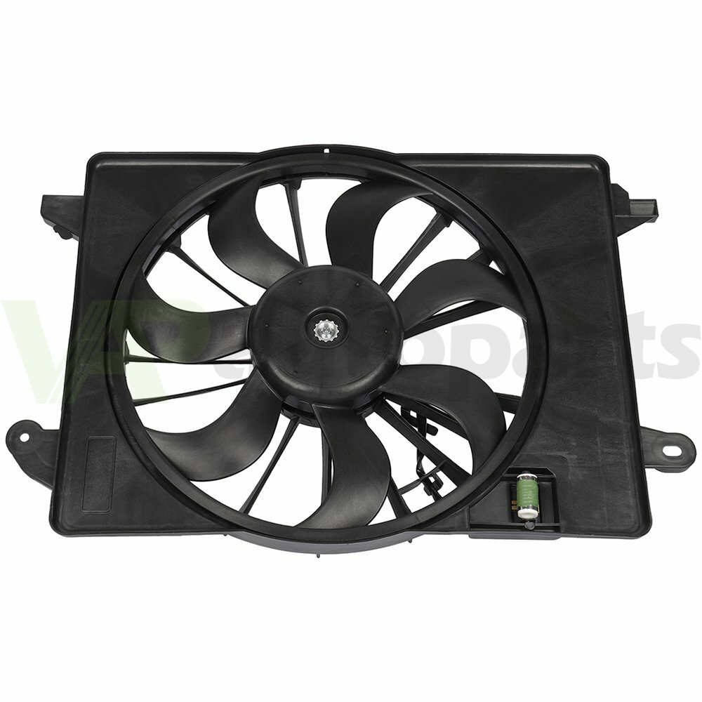 Radiator Cooling Fan Assembly For 2009-17 Dodge Charger Challenger Chrysler 300