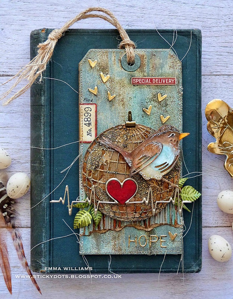 Sizzix Thinlits Feathered Friends 6pc die set #664433 Retail $15.99 by Tim Holtz