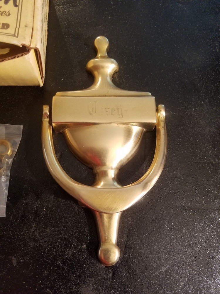 THINGS REMEMBERED SOLID BRASS DOOR KNOCKER Engraved "CASEY"
