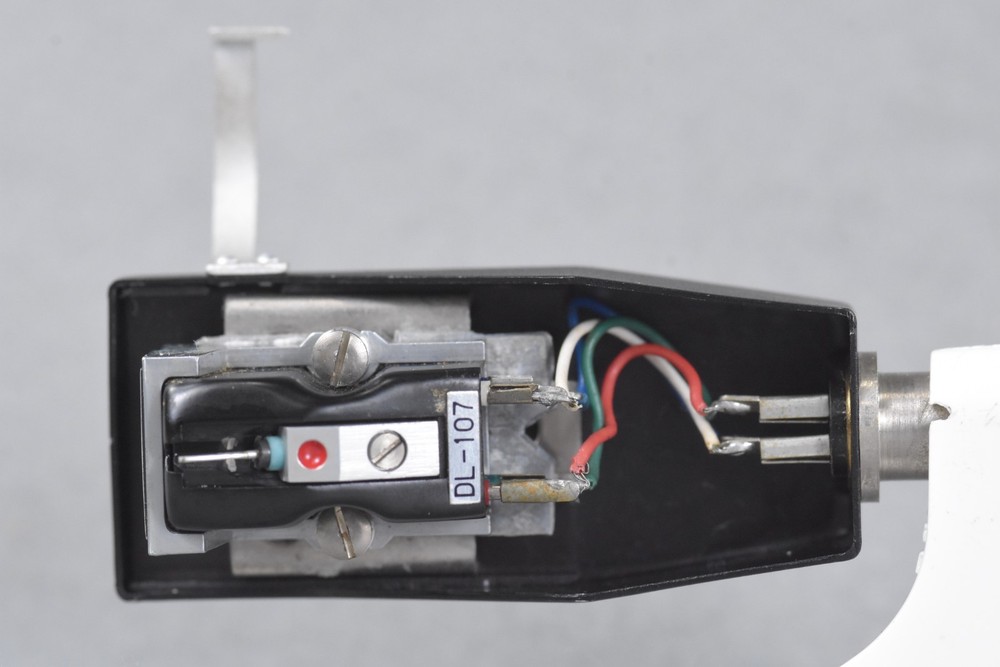 Denon DL-107 MM type Cartridge W/ Headshell In Excellent Condition