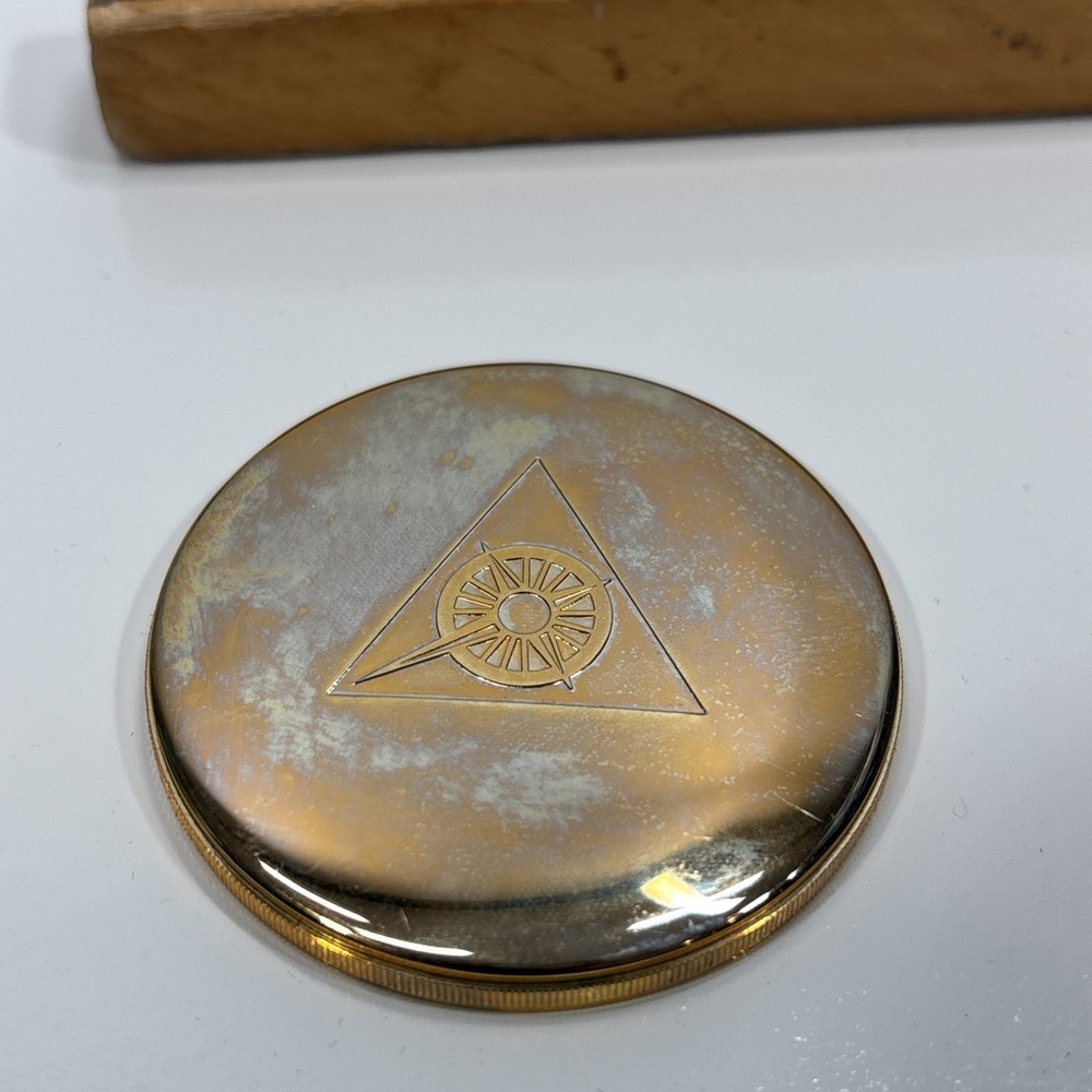 Vintage Brass Compass Collectible