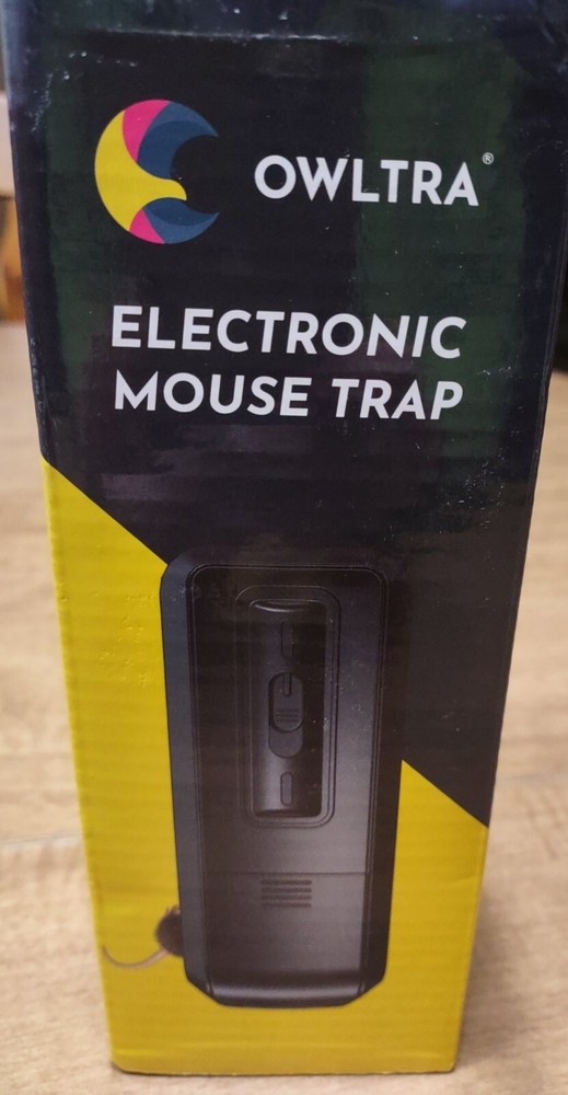 OWLTRA Electronic Mouse Trap. Quick & Humane 4AA Batteries (not included)