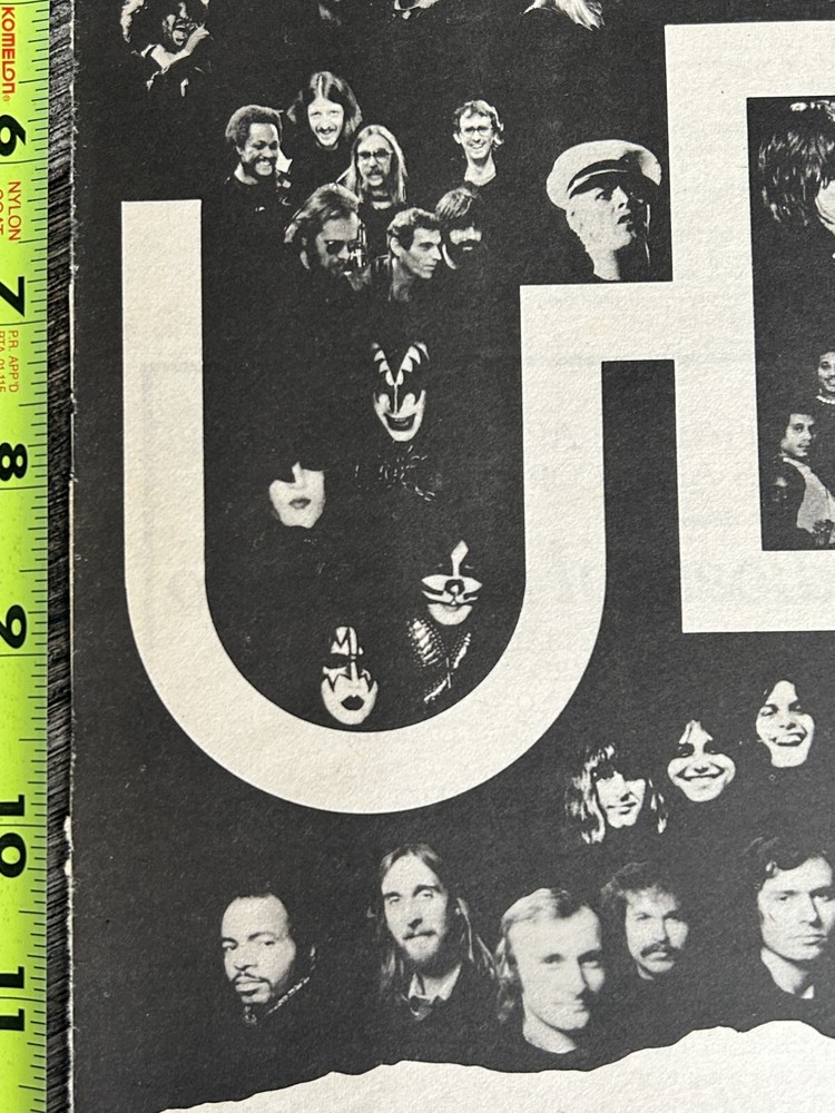 KISS Concert Ad UDO Thank You Japan Japanese May 1979 Vintage Kiss Aucoin 11x14
