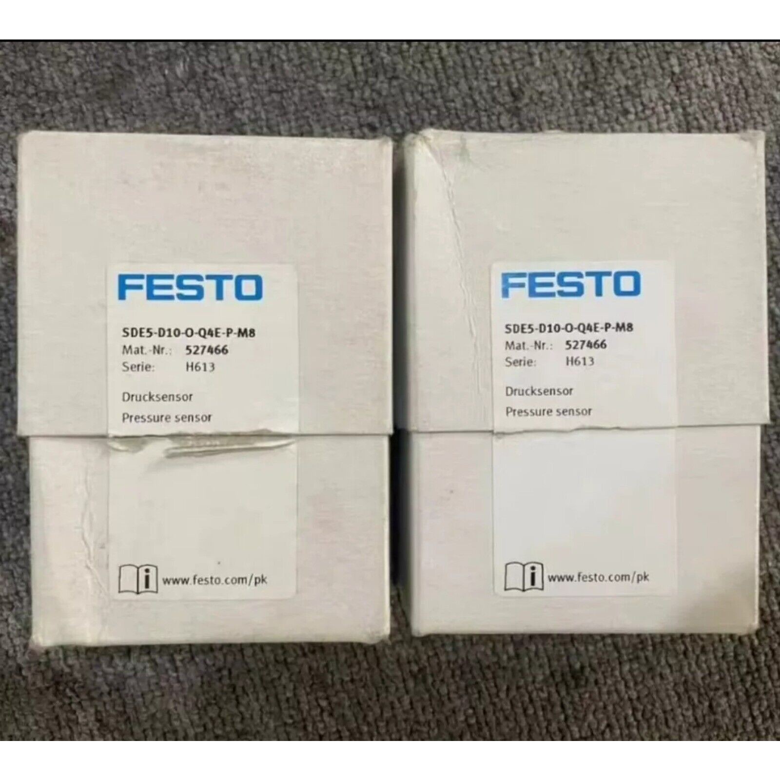 New SDE5-D10-O-Q4E-P-M8 Festo 527466 Fast Shipping Pressure Sensor