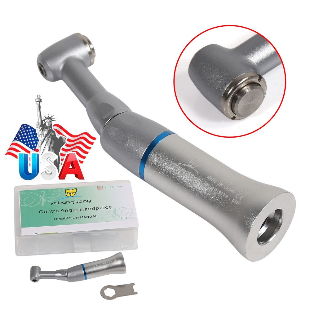 NSK Style Dental Low Speed Handpiece Contra Angle Push Button E-type External