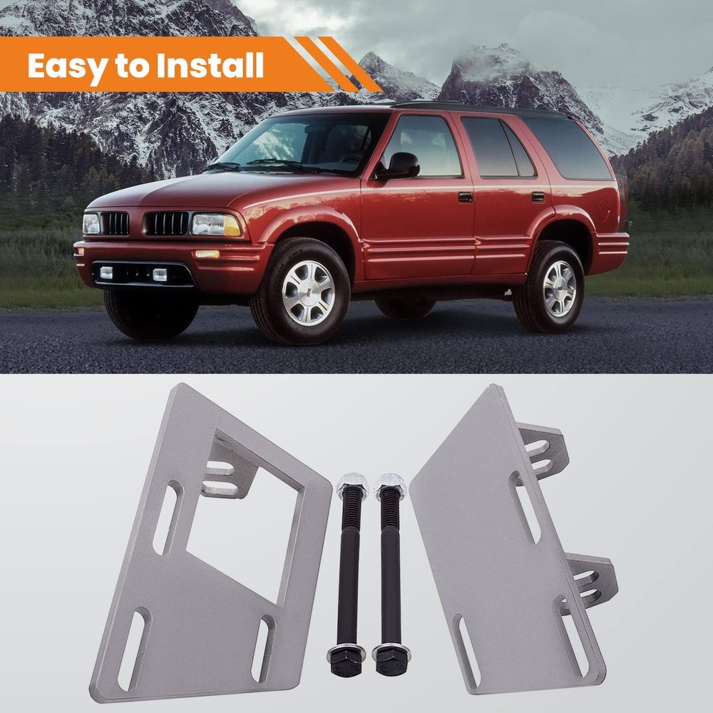 Motor Mounts Swap Brackets - Engine Conversion for Chevy Chevrolet Blazer/S10...
