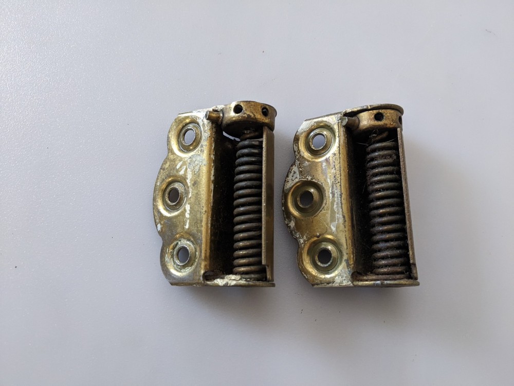 Antique Door Hardware Spring Hinges Lock Parts