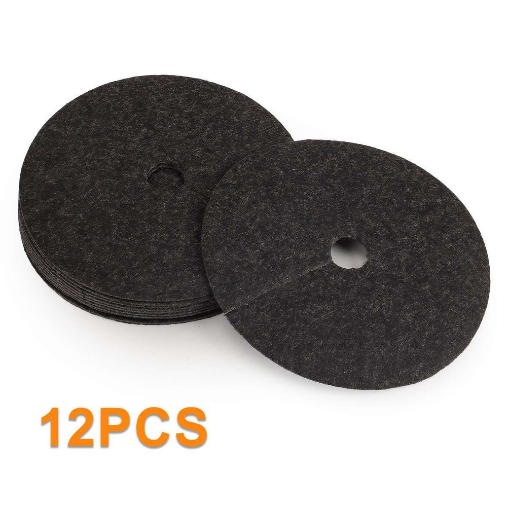 12Pack/15-32cm Mulch Ring Tree Protector Mats Disc Shrub Tree Guard Weeding Pads