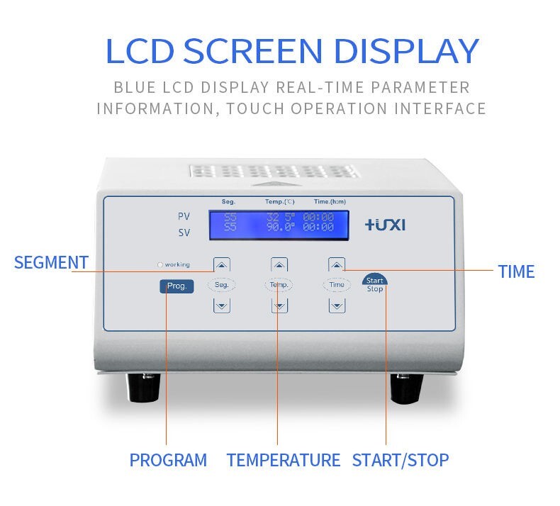 400W Laboratory Double Blocks Heating Dry Bath With Temperature Range RT+5~150℃