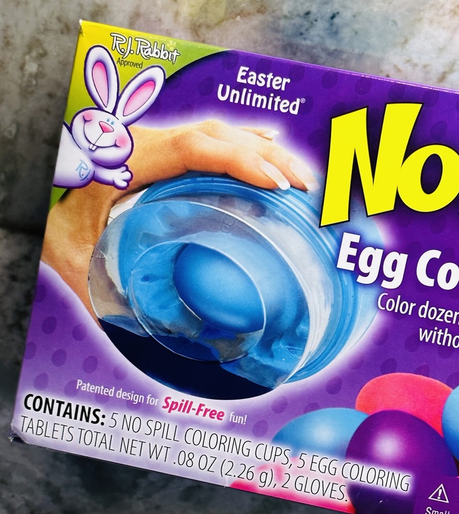 No Spill Egg Coloring Kit 5 Cups -Easter Unlimited / 5 Cups Inside